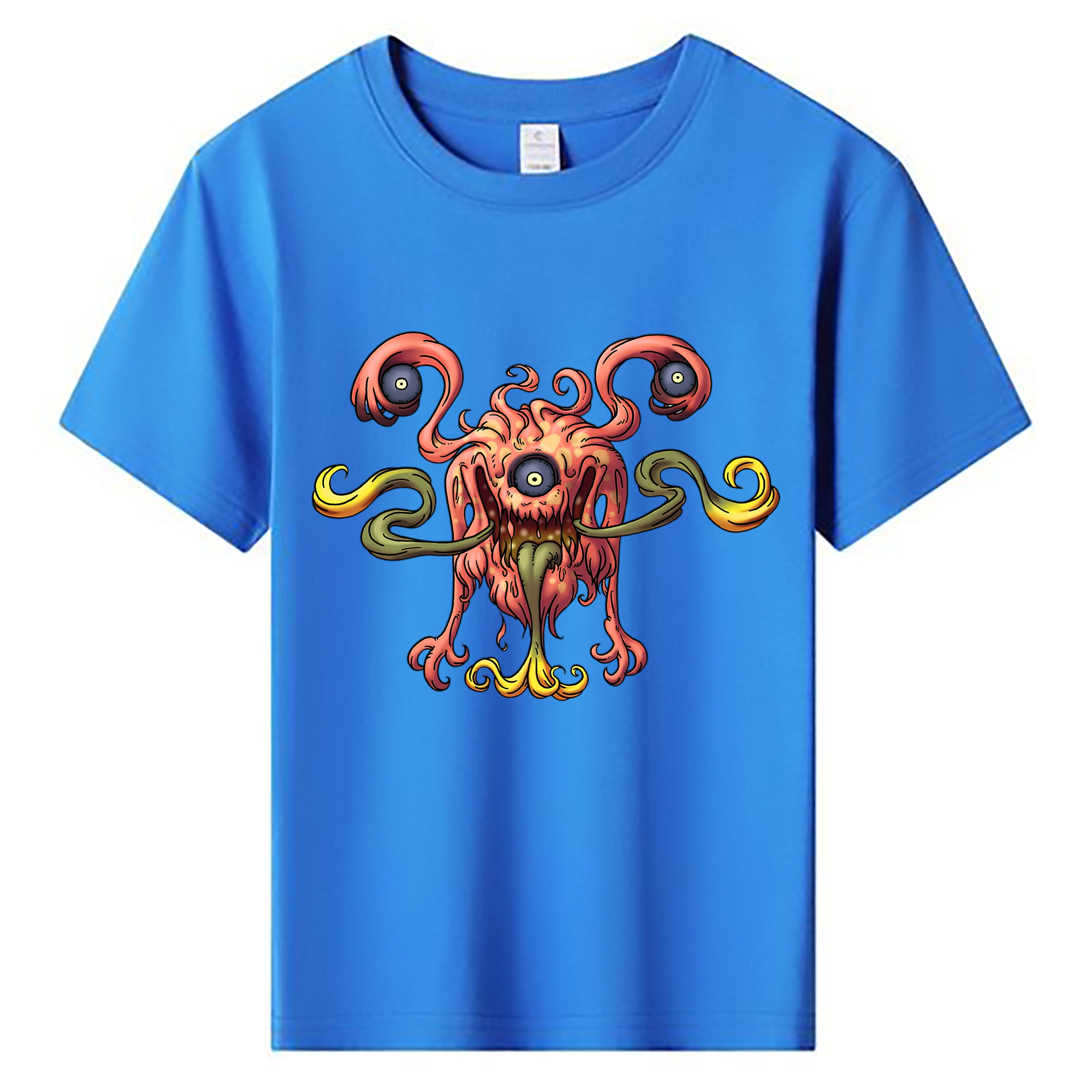 （画像用） ドラゴンクエスト Doragon Kuesuto Dragon Quest 綿100％キッズTシャツ（フロントプリント）